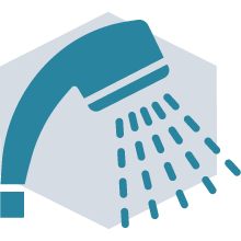 Atlantic Beach Showers